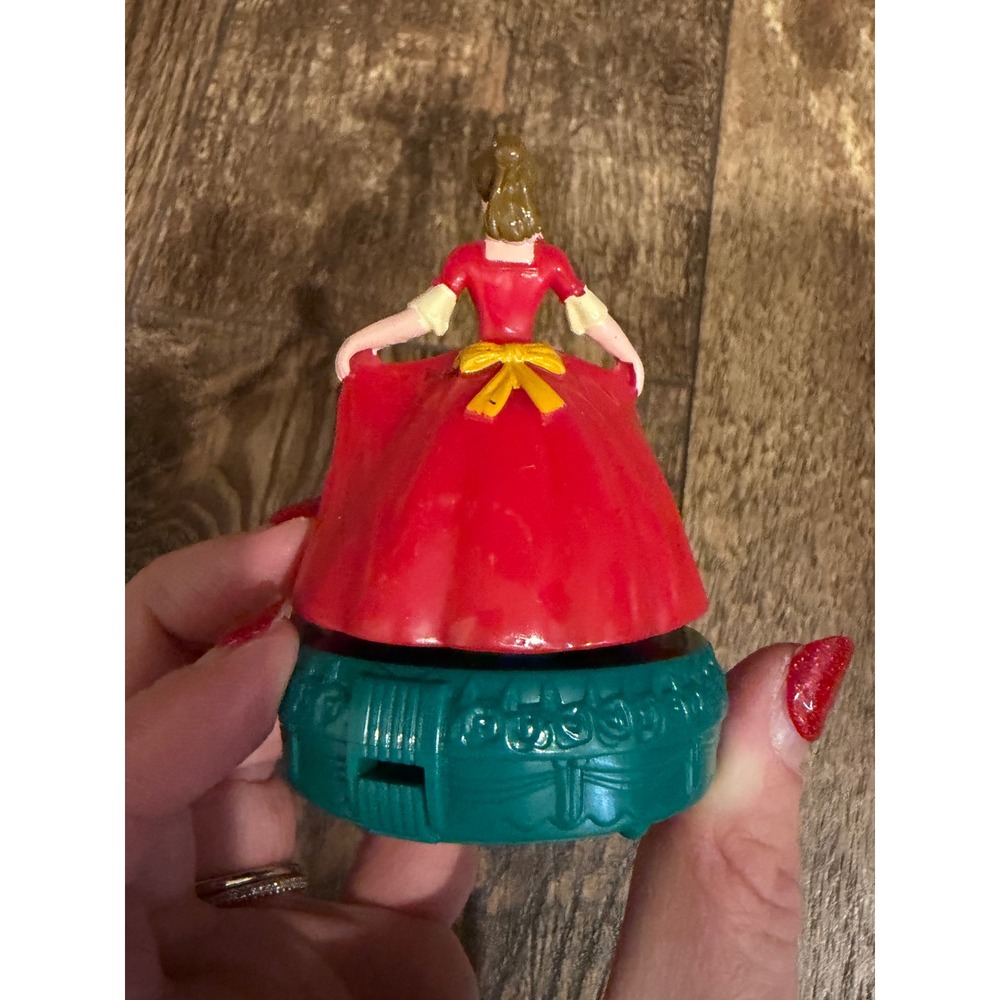 Vintage 1998 Disney Belle Beauty and the Beast McDonalds Happy Meal Red Dress - Picture 4 of 5